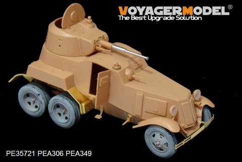 Voyager Model PE35721 1/35 WWII Russian BA-10 Armored Car Basic Photo-Etched Set (for HobbyBoss 83840)
