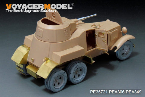 Voyager Model PE35721 1/35 WWII Russian BA-10 Armored Car Basic Photo-Etched Set (for HobbyBoss 83840)