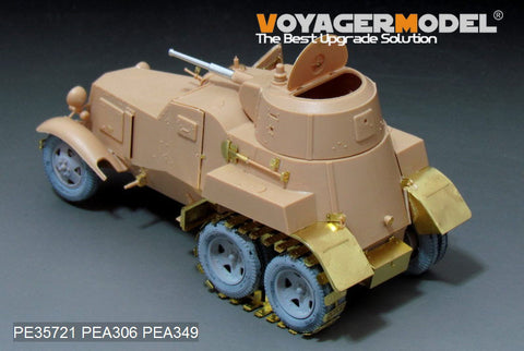 Voyager Model PE35721 1/35 WWII Russian BA-10 Armored Car Basic Photo-Etched Set (for HobbyBoss 83840)