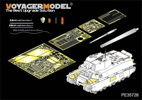Voyager Model PE35728 1/35 WWII US M6 Heavy Tank Photo-Etched Set (for Dragon 6789)