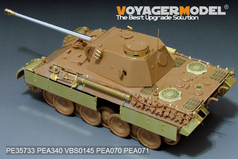 Voyager Model PE35733 1/35 WWII German Panther Ausf. D Basic Photo-Etched Set (for Zvezda 3678)