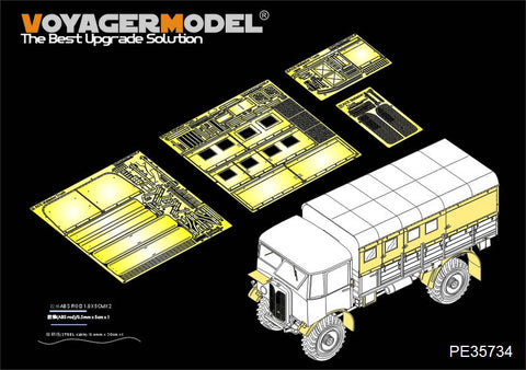 Voyager Model PE35734 1/35 WWII British AEC Matador Truck Early Version Photo-Etched Set (for AFV AF35236)
