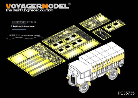 Voyager Model PE35735 1/35 WWII British AEC Matador Truck Mid-Production Photo-Etched Set (for AFV AF35239)