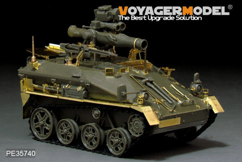 Voyager Model PE35740 1/35 Modern German Wiesel 1A1/A2 TOW Anti-Tank Missile Variant Photo-Etched Set (for AFV Club FV35265)