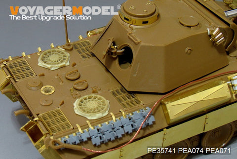 Voyager Model PE35741 1/35 WWII German Panther Ausf. D Photo-Etched Set (for ICM 35361)