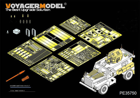 Voyager Model PE35750 1/35 Modern US Cougar 4x4 MRAP Photo-Etched Set (for Panda Hobby PH35003)