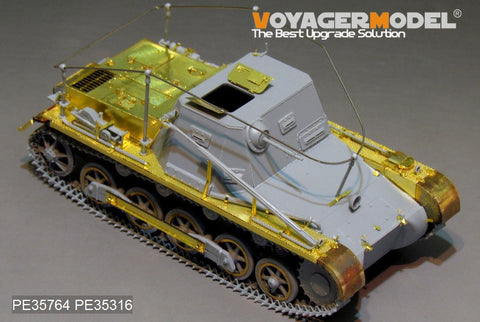 Voyager Model PE35764 1/35 WWII German Panzer I Command Tank Basic Photo-Etched Set (for Dragon 6218/6587)