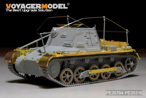 Voyager Model PE35764 1/35 WWII German Panzer I Command Tank Basic Photo-Etched Set (for Dragon 6218/6587)