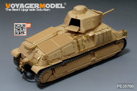 Voyager Model PE35766 1/35 WWII French Somua S35 Medium Tank Basic Photo-Etched Set (for Tamiya 35344)