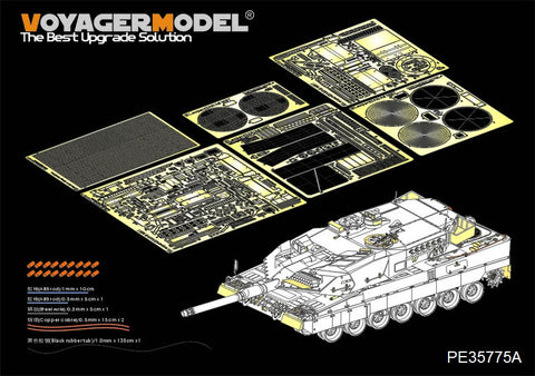 Voyager Model PE35775A 1/35 Modern German Leopard 2A5 Basic Set (for Tamiya 35242)
