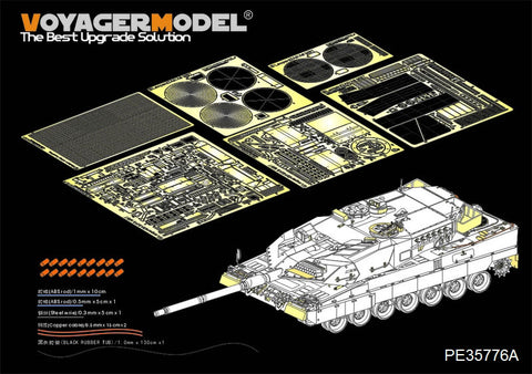 Voyager Model PE35776A 1/35 Modern German Leopard 2A6 Basic Set (for Tamiya 35271)