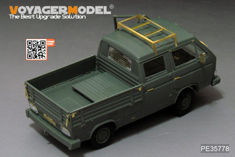 Voyager Model PE35778 1/35 Modern German T3 Transporter Truck (Double Cab) Photo-Etched Parts Set (for Takom 2014)