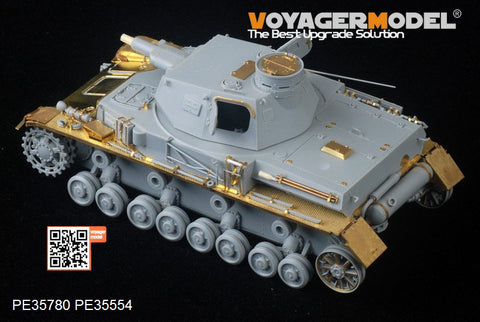 Voyager Model PE35780 1/35 WWII German Panzer IV Ausf. A (Up-armored Version) Basic Photo-Etched Set (for Dragon 6747/6816)
