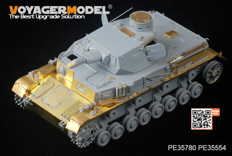 Voyager Model PE35780 1/35 WWII German Panzer IV Ausf. A (Up-armored Version) Basic Photo-Etched Set (for Dragon 6747/6816)