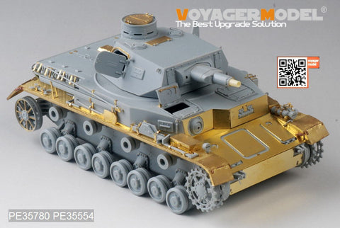 Voyager Model PE35780 1/35 WWII German Panzer IV Ausf. A (Up-armored Version) Basic Photo-Etched Set (for Dragon 6747/6816)