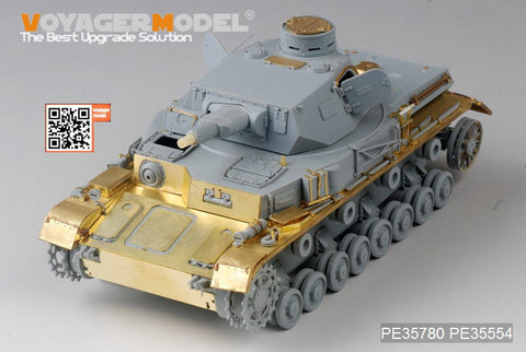 Voyager Model PE35780 1/35 WWII German Panzer IV Ausf. A (Up-armored Version) Basic Photo-Etched Set (for Dragon 6747/6816)