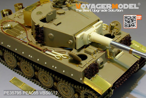 Voyager Model PE35795 1/35 WWII German Tiger I Late Version Photo-Etched Parts Set (for Tamiya 35146/25109/25401)