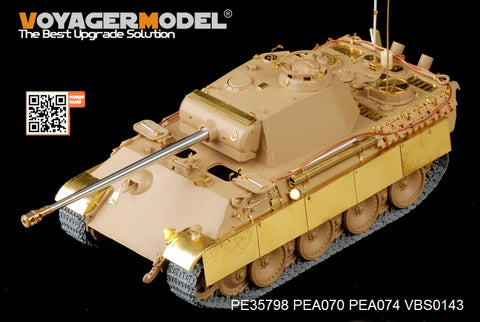 Voyager Model PE35798 1/35 WWII German Panther Ausf. G (Late Production) Basic Photo-Etched Set (for Tamiya 35176)