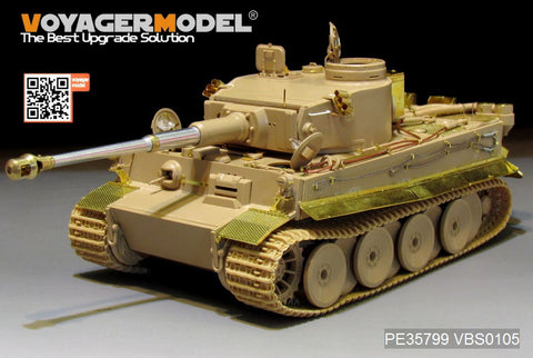 Voyager Model PE35799 1/35 WWII German Tiger I Initial Production (Afrika Korps) Photo-Etched Set (for Rye Field Model 5001)