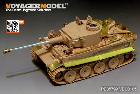 Voyager Model PE35799 1/35 WWII German Tiger I Initial Production (Afrika Korps) Photo-Etched Set (for Rye Field Model 5001)