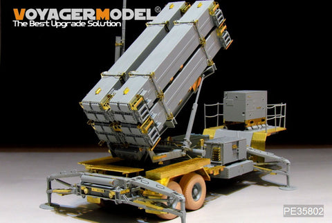 Voyager Model PE35802 1/35 Modern US MIM-104F Patriot SAM PAC-3 M901 Launcher Basic Photo-Etched Set (for Dragon 3563)