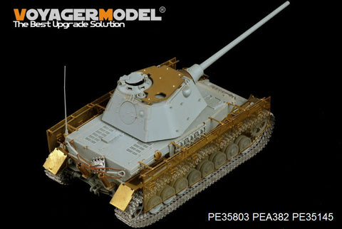 Voyager Model PE35803 1/35 WWII German Panzer IV with Schmalturm Turret – Photo-Etched Set (for Dragon 6824)