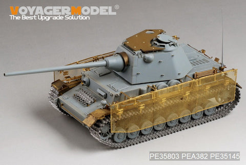 Voyager Model PE35803 1/35 WWII German Panzer IV with Schmalturm Turret – Photo-Etched Set (for Dragon 6824)