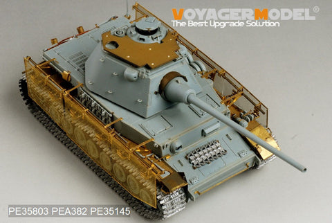 Voyager Model PE35803 1/35 WWII German Panzer IV with Schmalturm Turret – Photo-Etched Set (for Dragon 6824)