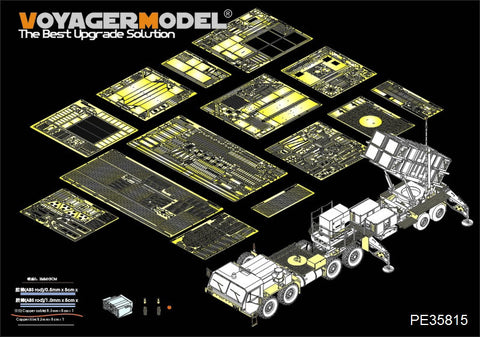 Voyager Model PE35815 1/35 Patriot PAC-2 Missile Launcher + M983 Tractor Basic Photo-Etched Set (for Trumpeter 01021+01022 / AFV Club 35S87)