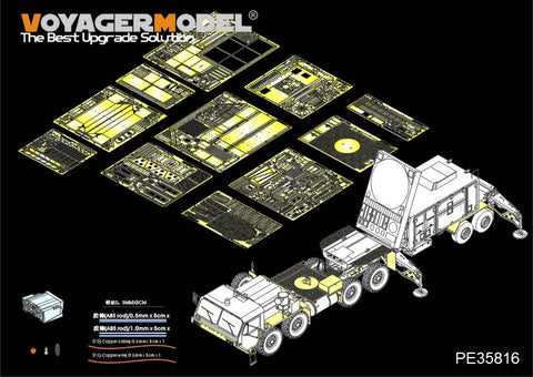 Voyager Model PE35816 1/35 Patriot Radar + M983 Tractor Basic Photo-Etched Set (for Trumpeter 01021 + 01022)