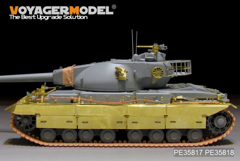 Voyager Model PE35817 1/35 British Conqueror Mk.II Heavy Tank Basic Photo-Etched Set (for Dragon 3555)