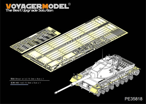 Voyager Model PE35818 1/35 British Conqueror Mk.II Heavy Tank Fender Set (for Dragon 3555)