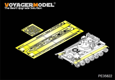 Voyager Model PE35822 1/35 Modern French AMX-13/75 Light Tank Fender Set (for Takom 2036/2038)
