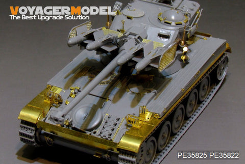 Voyager Model PE35825 1/35 Modern French AMX-13/75 Light Tank & SS-11 Anti-Tank Missile Basic Photo-Etched Set (for Takom 2038)