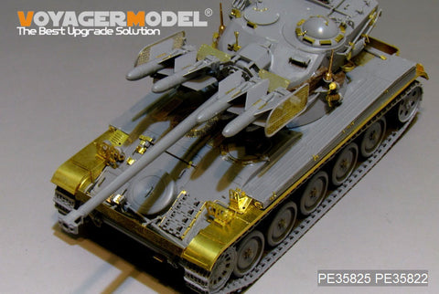 Voyager Model PE35825 1/35 Modern French AMX-13/75 Light Tank & SS-11 Anti-Tank Missile Basic Photo-Etched Set (for Takom 2038)