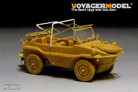 Voyager Model PE35827 1/35 WWII German Schwimmwagen Type 166 Photo-Etched Parts Set (for Hero 35001 / Tamiya)
