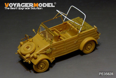 Voyager Model PE35828 1/35 WWII German Kübelwagen Type 82 Photo-Etched Set (for Hero 35002)