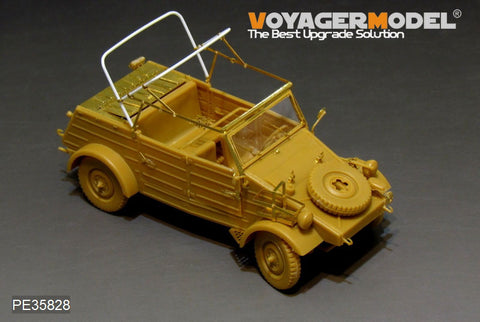 Voyager Model PE35828 1/35 WWII German Kübelwagen Type 82 Photo-Etched Set (for Hero 35002)