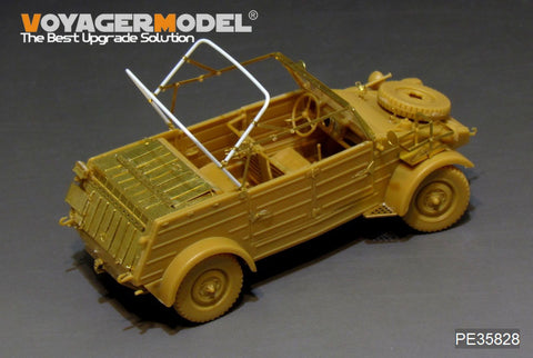 Voyager Model PE35828 1/35 WWII German Kübelwagen Type 82 Photo-Etched Set (for Hero 35002)