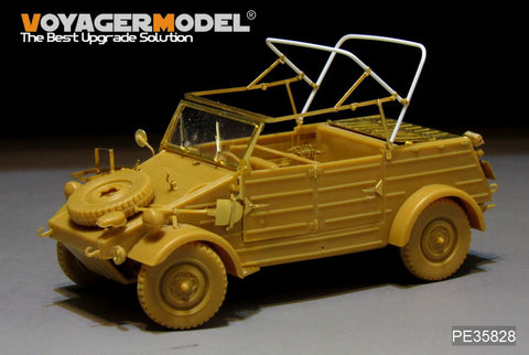 Voyager Model PE35828 1/35 WWII German Kübelwagen Type 82 Photo-Etched Set (for Hero 35002)