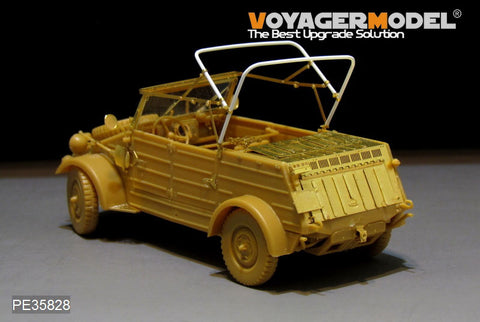 Voyager Model PE35828 1/35 WWII German Kübelwagen Type 82 Photo-Etched Set (for Hero 35002)