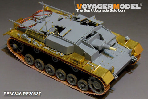 Voyager Model PE35836 1/35 WWII German StuG III Ausf. E Basic Photo-Etched Set (for Dragon 6688)