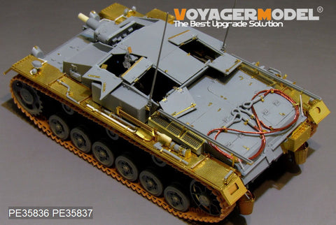 Voyager Model PE35836 1/35 WWII German StuG III Ausf. E Basic Photo-Etched Set (for Dragon 6688)
