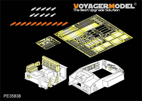Voyager Model PE35838 1/35 WWII German StuG III Ausf. E Interior Photo-Etched Set (for Dragon 6688)