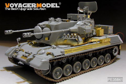 Voyager Model PE35841 1/35 Modern German Gepard A2 Self-Propelled Anti-Aircraft Gun Basic Photo-Etched Set (for Takom 2044)