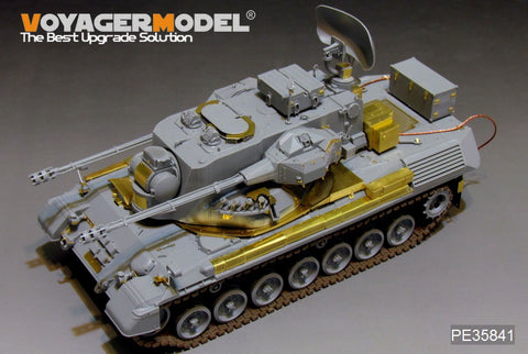Voyager Model PE35841 1/35 Modern German Gepard A2 Self-Propelled Anti-Aircraft Gun Basic Photo-Etched Set (for Takom 2044)