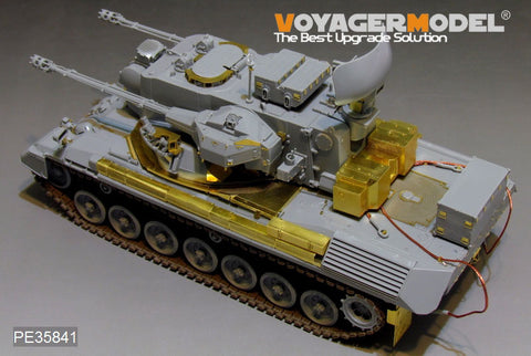 Voyager Model PE35841 1/35 Modern German Gepard A2 Self-Propelled Anti-Aircraft Gun Basic Photo-Etched Set (for Takom 2044)