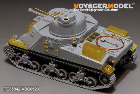 Voyager Model PE35842 1/35 WWII US M3 Lee Medium Tank Basic Photo-Etched Set (for Takom 2085)