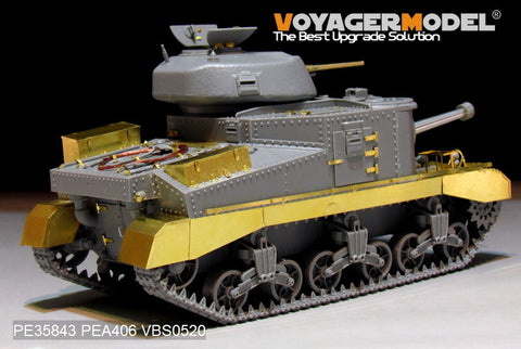 Voyager Model PE35843 1/35 WWII British M3 Grant Medium Tank Basic Photo-Etched Set (for Takom 2086)