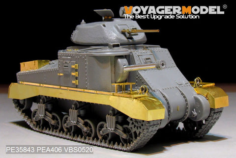 Voyager Model PE35843 1/35 WWII British M3 Grant Medium Tank Basic Photo-Etched Set (for Takom 2086)